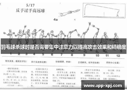 羽毛球杀球时是否需要集中注意力以提高攻击效果和精确度